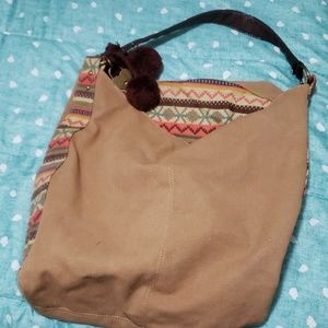 Medium american rag brown bag tote